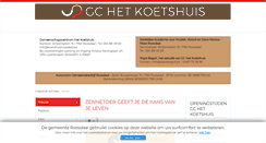 Desktop Screenshot of koetshuisroosdaal.be